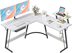 CubiCubi L-Shaped Desk Computer Corner Desk, 50.8