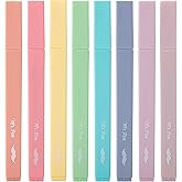 Mr. Pen- Aesthetic Highlighters No Bleed, 8 Pack, Candy Colors | Chisel Tip, Cute Highlighters Assorted Colors for Journaling, Highlighting, Underlining, Fast Dry, Back to School Supplies