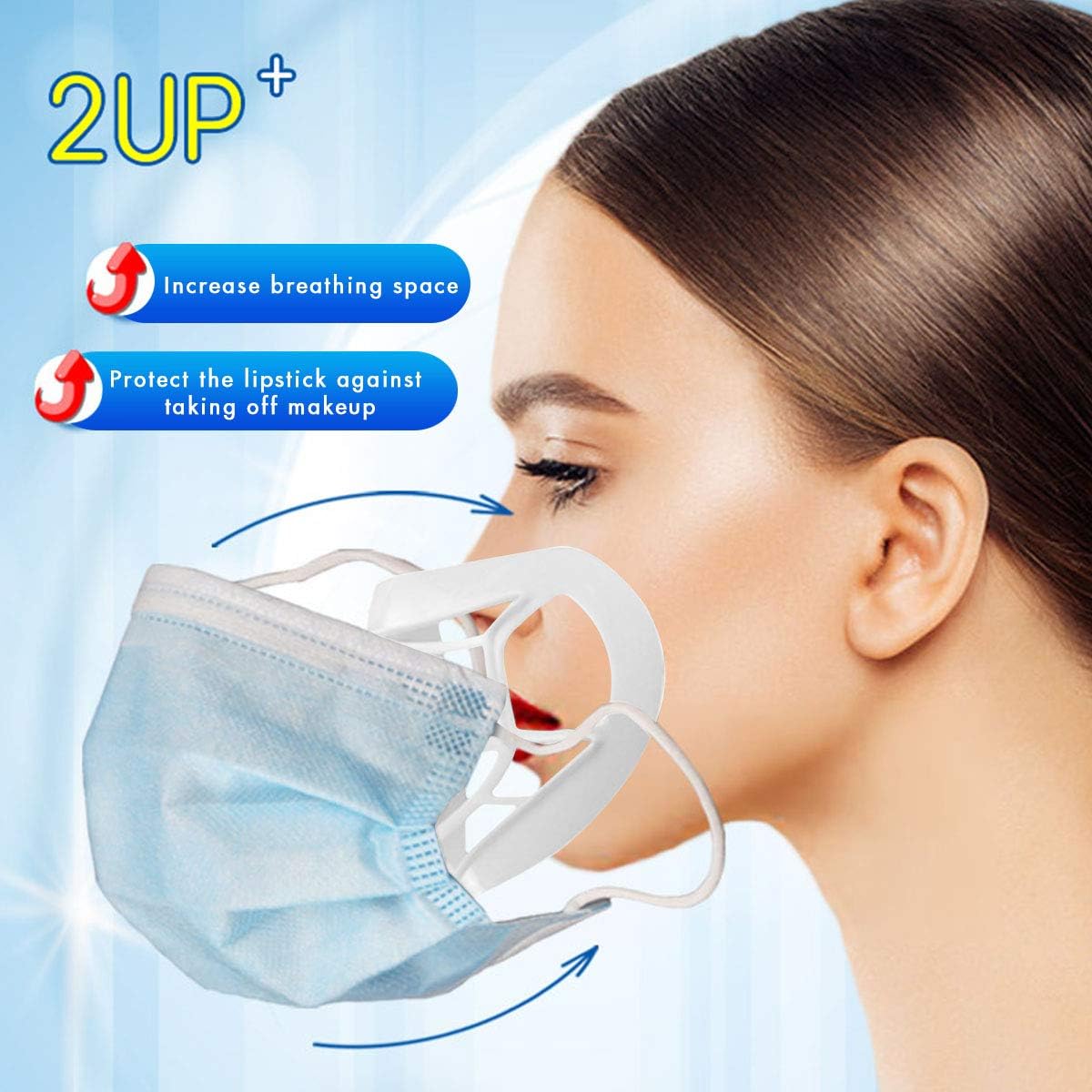 3D Face Inner Bracket Support Reusable Holder Frame Lip Makeup Protection - Image 3
