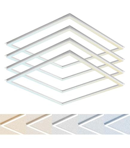 Amazon.com: 2x2 FT Edge-Lit Frame LED Panel Lights,5CCT Selectable