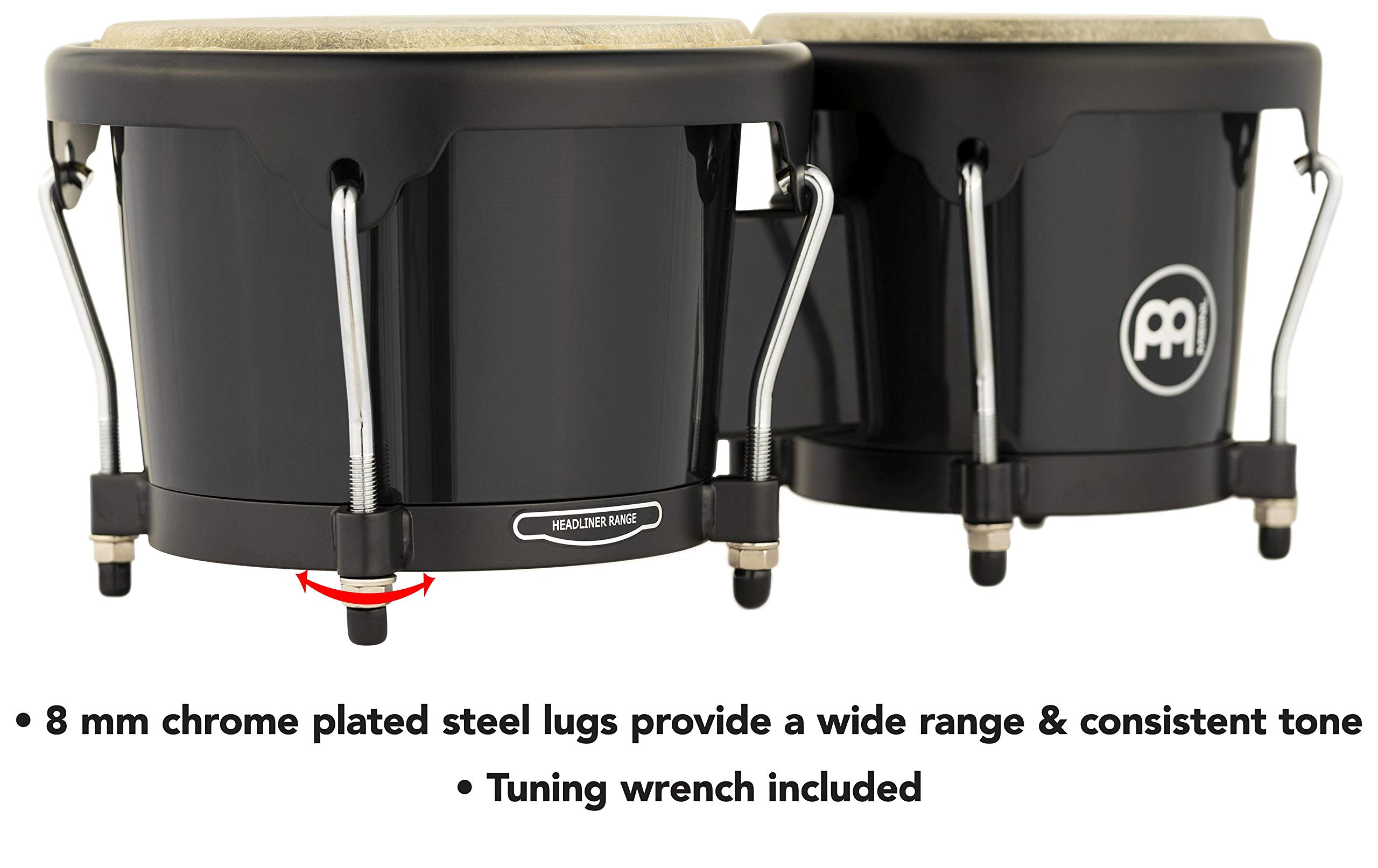 Meinl Bongos with Durable Synthetic Allweather Shells — NOT MADE IN