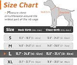 Eagloo Dog Harness Large No Pull Front Back Clips Reflective Orange L view 2