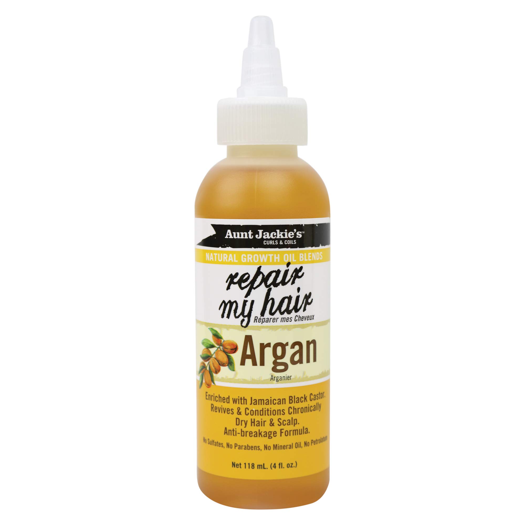 AUNT JACKI'S Mend My Hair Argan Oil, 118 ml