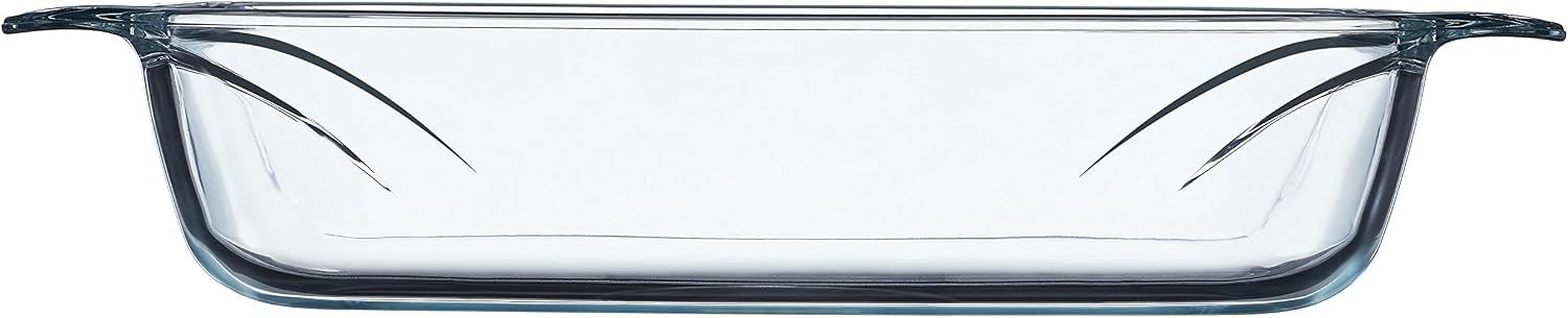 Pyrex Optimum Glass Rectangular Roaster High Resistance Easy Grip 27x17 cm, 1, Transparent, 27x17 cm (Pack of 1) - Image 4