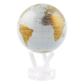 Mova White and Gold Globe 4.5