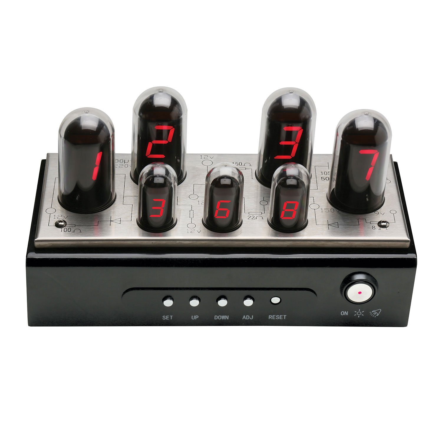 Buy Art Artifact Radio Tube Alarm Clock Modern Vintage Look