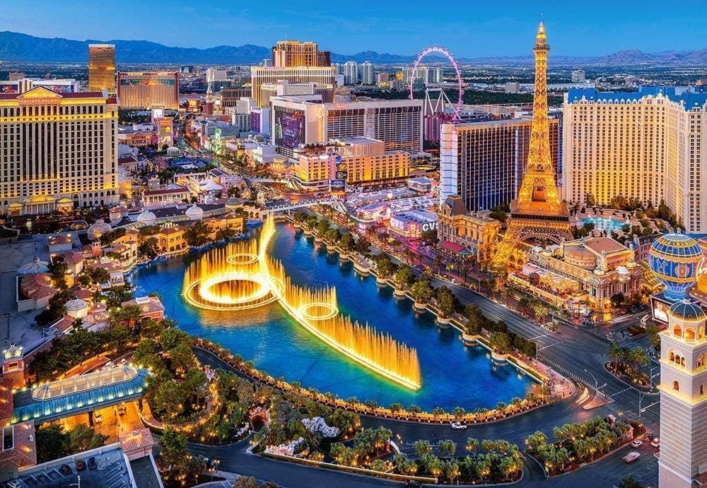 At Cheap Jigsaw Puzzle 1000 Pieces Of Wooden Puzzle Las Vegas Jigsaw Adult Jigsaw Family Jigsaw Wooden Jigsaw Educational Game Intelligence Challenge Challenge Game Kitchen Home Take Up To 70 Off