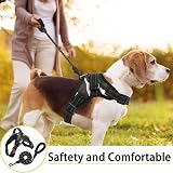 FYY No Pull Dog Harness Reflective Breathable Adjustable Vest with Lead view 2