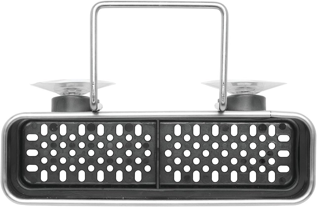simplehuman Sink Caddy with Suction Cup, Brushed Stainless Steel: Home & Kitchen
