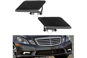 ATUOTPO Left and Right Headlight Washer Cover A2128600208 A2128600108 Compatible with Mercedes-Benz E350 E400 E550 2010-2013 