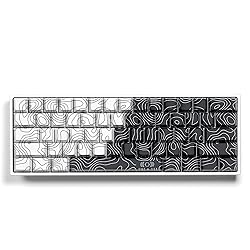XVX Topographic PBT Keycaps, Side Printed Shine