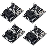 Makerfire 4pcs NRF24L01+ Breakout Adapter with on-board 3.3V Regulator for NRF24L01+ Wireless Module