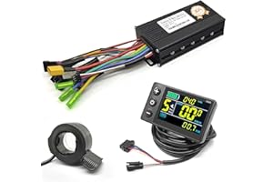 JOCHEN Ebike 36V/52V 30A/40A Brushless Controller Mini LCD S866 Display for Electric Bicycle Scooter Mountain Bike Parts