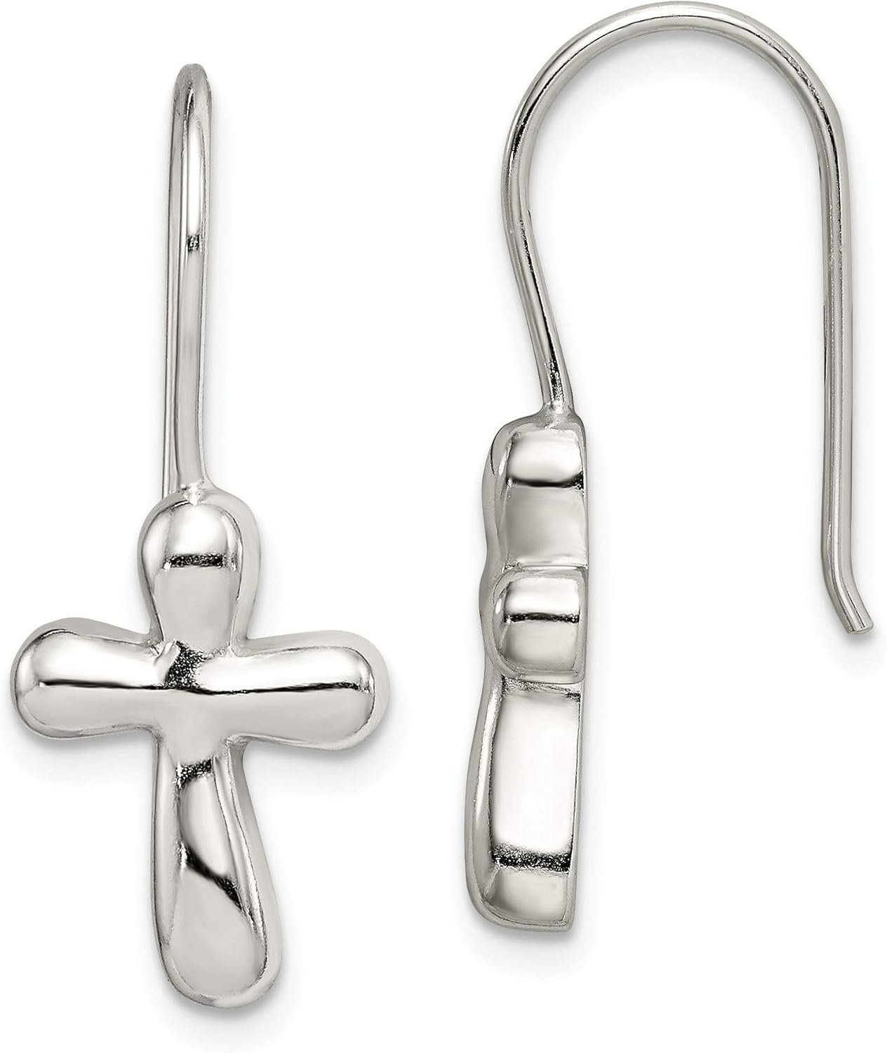 Sterling Silver Cross Earrings Jewelry
