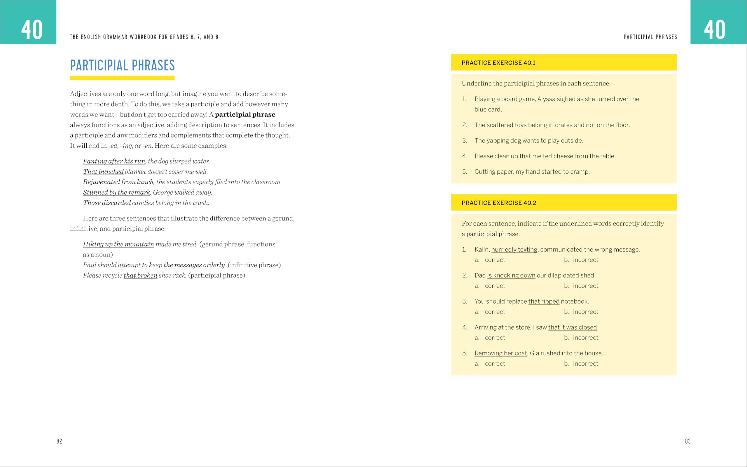 Mua The English Grammar Workbook for Grades 6, 7, and 8: 125+ Simple ...