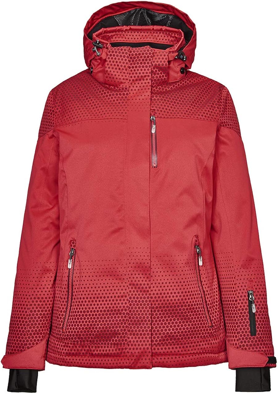 killtec Tarla Women's Ski Jacket/Functional Jacket with ZipOff Hood