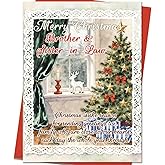 Mcduldul Christmas Card for Brother and Sister in law | Funny Christmas Cards for Family