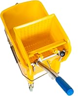 Curvaso 20L Industrial Mop Bucket Set Yellow Heavy Duty Commercial Floor view 4