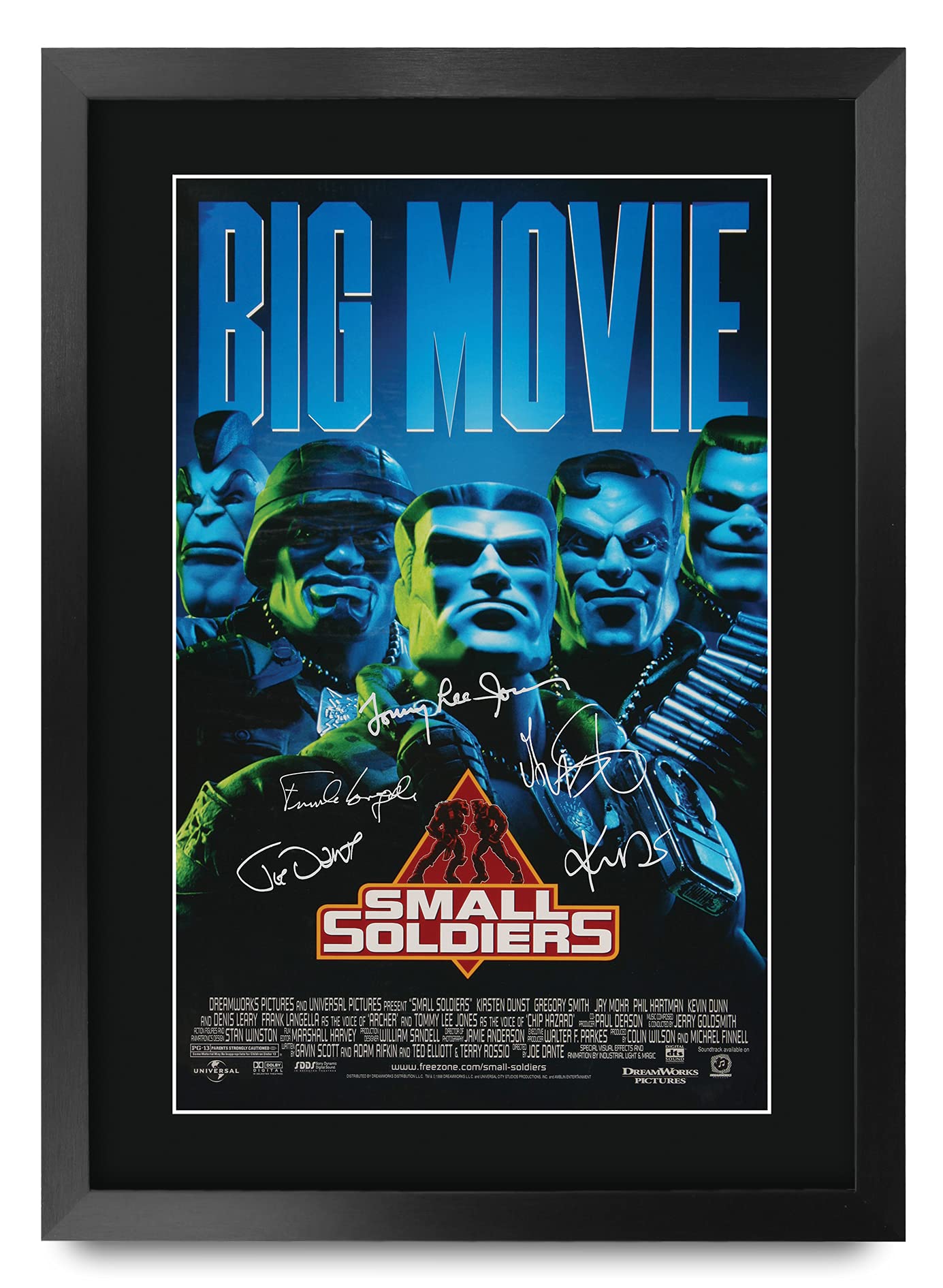 HWC Trading FR A3 Small Soldiers Kirsten Dunst Gifts Printed Poster Signed Autograph Picture for Movie Memorabilia Fans - A3 Framed