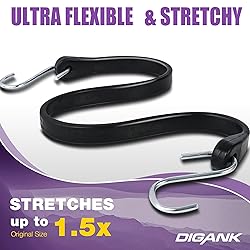 Bungee Cords with Hooks (20 Pack) Heavy Duty