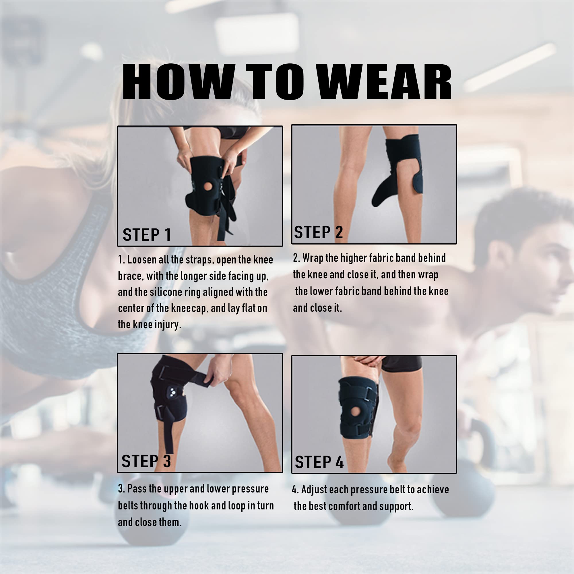 Decompression Knee Brace, Stable Support of The Knee, Pain Relief