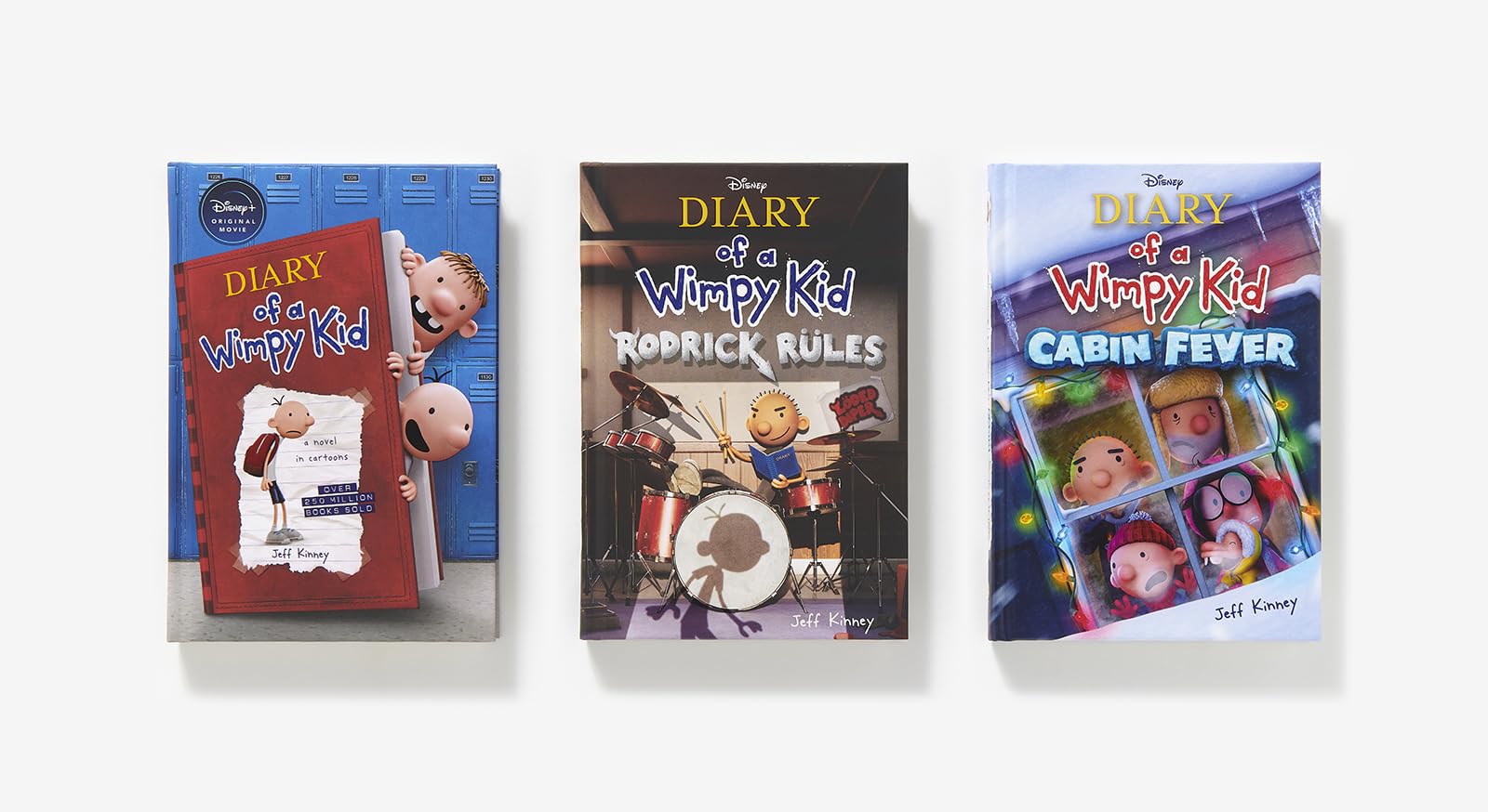 Diary of a Wimpy Kid 3-Book Collection: Special Disney+ Cover Editions: Diary of a Wimpy Kid, Rodrick Rules, and Cabin Fever Diary of a Wimpy Kid 3-Book Collection: Special Disney+ Cover Editions: Diary of a Wimpy Kid, Rodrick Rules, and Cabin Fever Hardcover Kindle