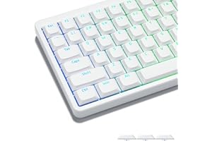 Womier Keycaps, Low Profile Keycaps, Shine Through Custom PBT Keyboard Key caps for 60% 65% 75% 80% 100% Cherry Gateron MX Sw