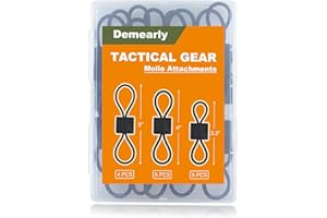 Demearly Molle Attachments Backpack Strap Accessories Tactical Gear for Car, Molle System, Pouch Bags