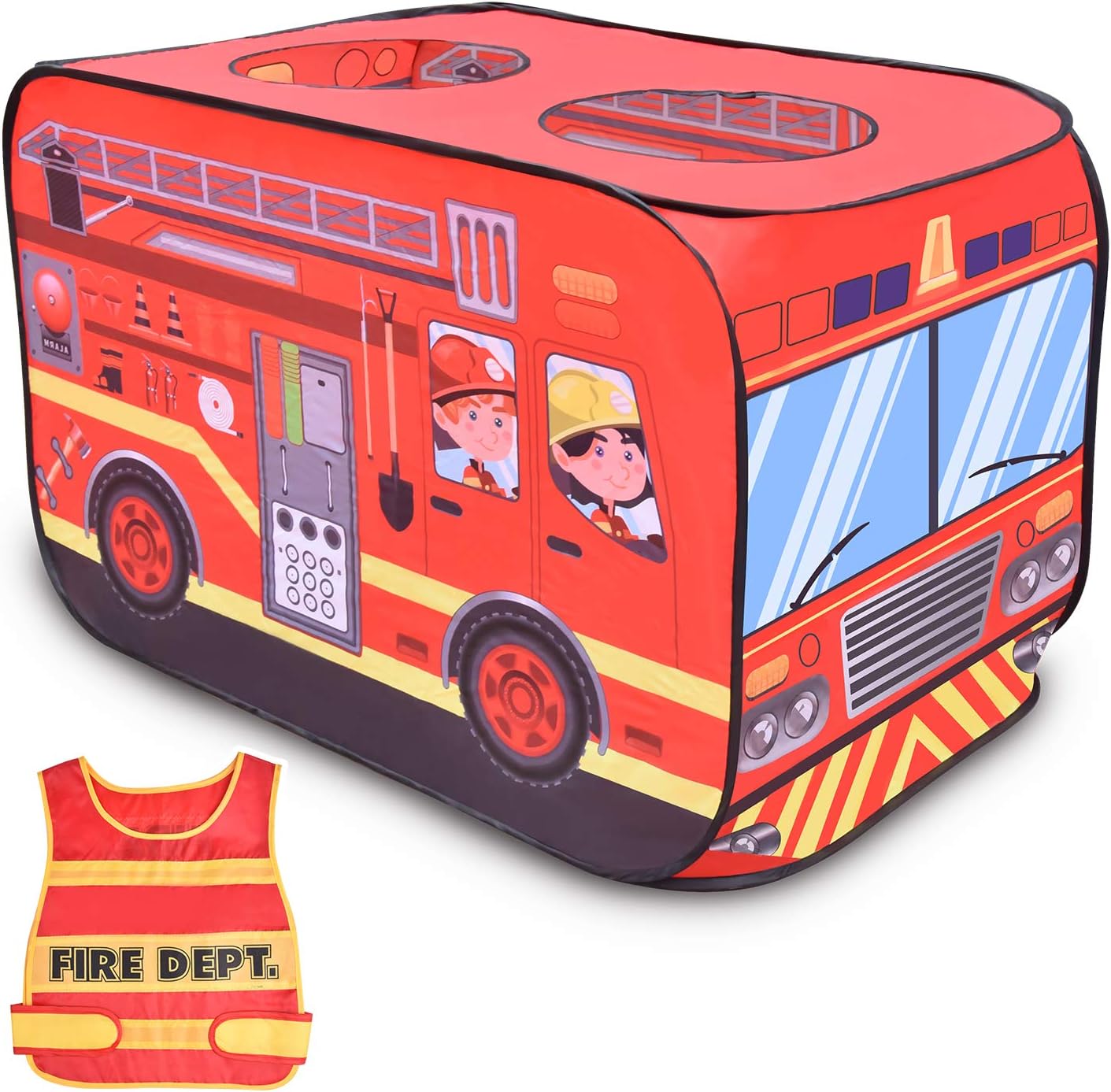 fire engine pop up tent