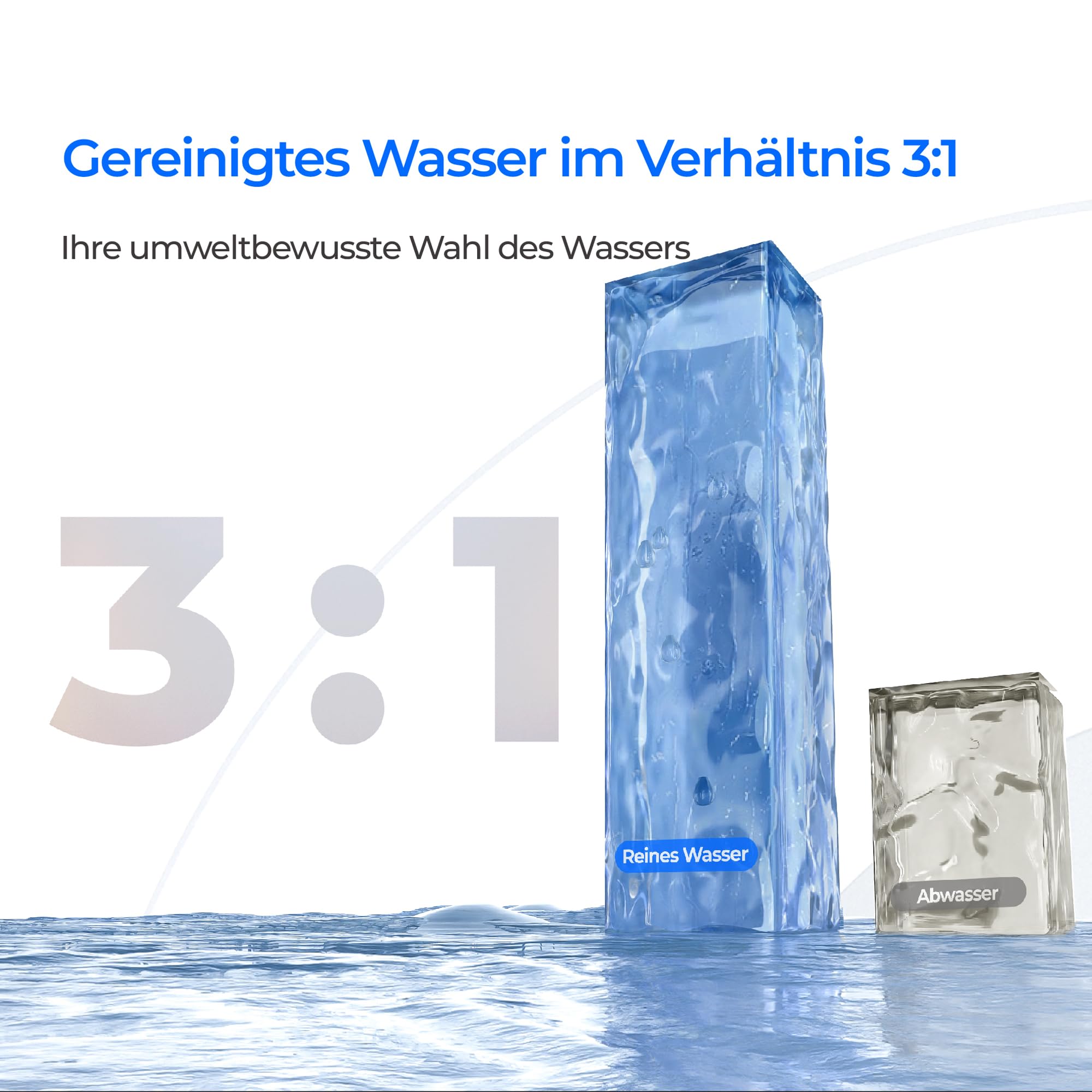 Waterdrop X12 Alkalisches Mineral pH+ Umkehrosmoseanlage, NSF/ANSI 58&372 Zertifiziert, 1200 GPD Schneller Durchfluss, 11-stufige Filtration Tanklos, 3:1 Rein zum Abfluss, Untertisch, BPA Frei 5