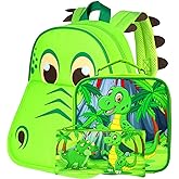 Toddler Backpack for Girls and Boys, Preschool Bookbag, 12" Cute Cartoon Animal School Bag