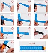 Senston Racket Grip 3 Pack Overgrips PU EVA Durable 110cm 25mm 0.6mm view 6