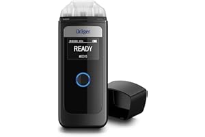 Dräger Alcotest 4000 Digital Breathalyzer NHTSA-Approved | Police Grade Breath Alcohol Tester | Replaceable Batteries for Personal, Professional Use, Ready in 3 sec.