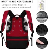 KASIBON USB Charging Anti-Theft Laptop Backpack 15.6 Inch Water Resistant view 5