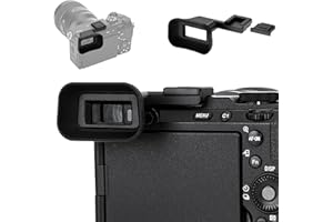 Upgraded A7C II A7CR Eyecup Eye Cup with Hot Shoe Cover, Soft Silicon Extended Viewfinder Eyepiece for Sony Alpha 7CII 7C R 7