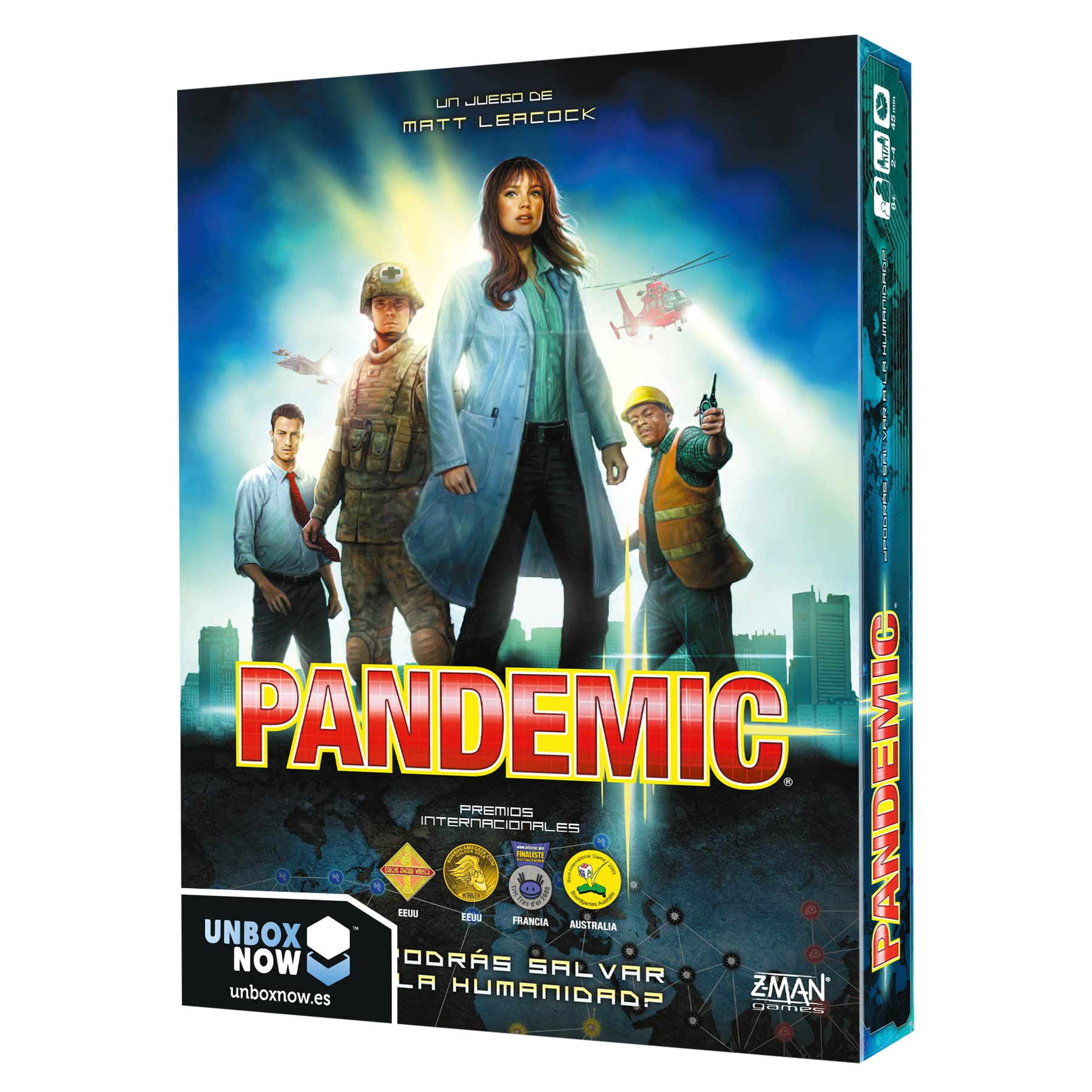 Z-man Games Spain Pandemic, Multi-Coloured (ZM7101ES) - Spanish Language