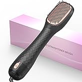 3-in-1 Hair Dryer Brush, Professional 1200W Ionic Blow Dryer Brush with Ceramic & Tourmaline Technology, 3 Heat/2 Speed Settings One Step Hair Dryer & Styler for All Hair Types
