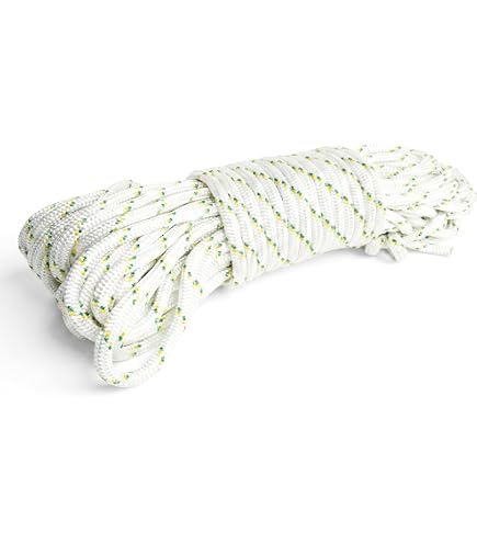 Labwork 1/2" X 200' Double Braid Polyester Rope – 6180lb Breaking Strength, Black/Green - View #3