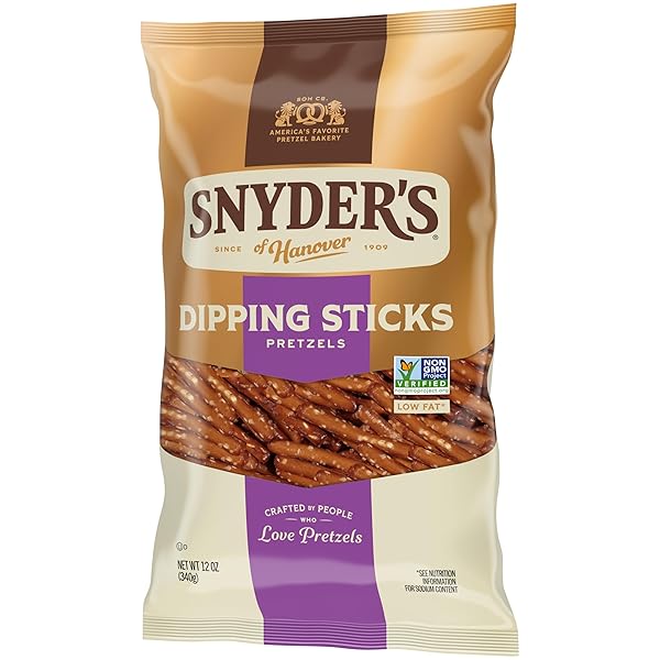 SNYDER’S OF HANOVER, PRETZEL DIPPING STICKS, 12 OZ BAG