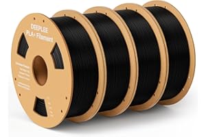 DEEPLEE PLA+ 1.75mm 3D Printer Filament, PLA Plus with Dimensional Accuracy +/- 0.02mm, Higher Strength and Toughness, Neatly
