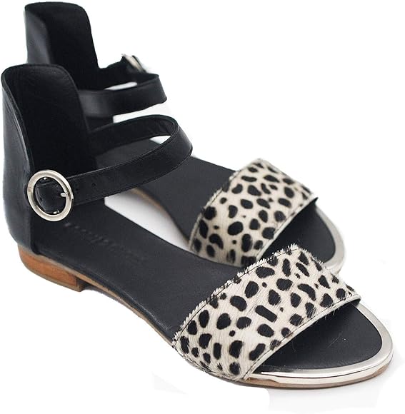 animal print flat sandals uk