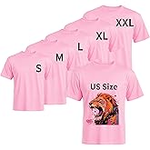 Joyclub 5 PCS Unisex Sublimation Blanks Bulk Polyester T Shirts for Sublimation Crew Neck Short Sleeve Wholesale DIY Gifts