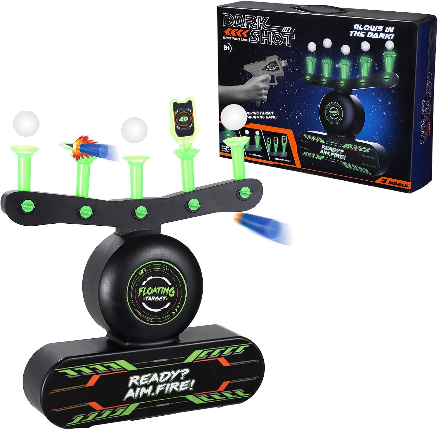 Floating Target Game Shooting Balls Gun Toy Boys Girls Christmas