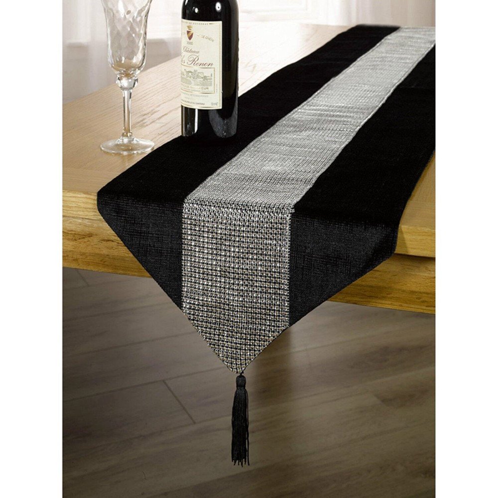 Best black velvet table runner