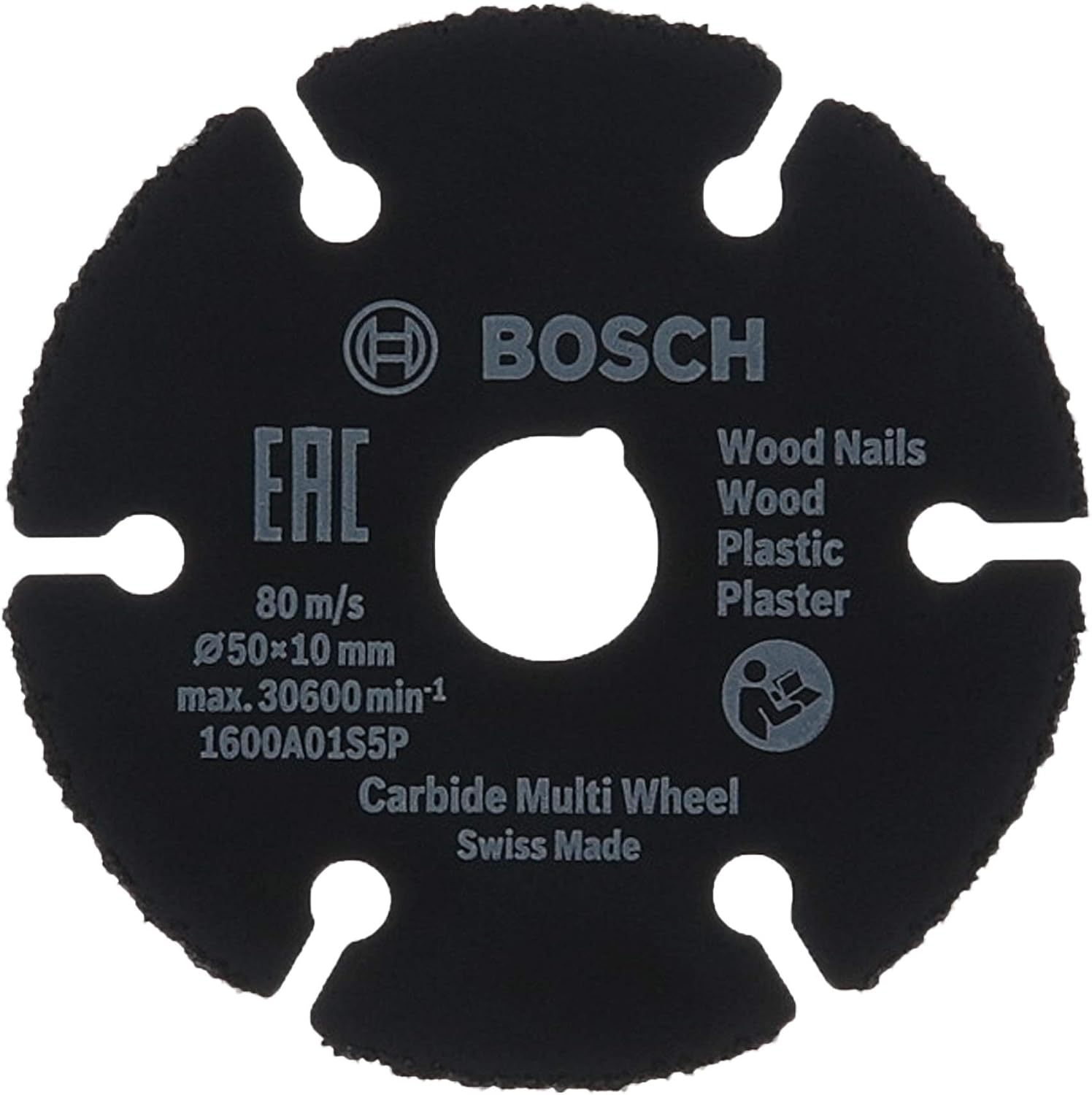 Bosch Home and Garden Carbide Multi Wheel Cutting Disc (for Multi Material diameter 50 mm, Accessories for Bosch Easy Cut & Grind)