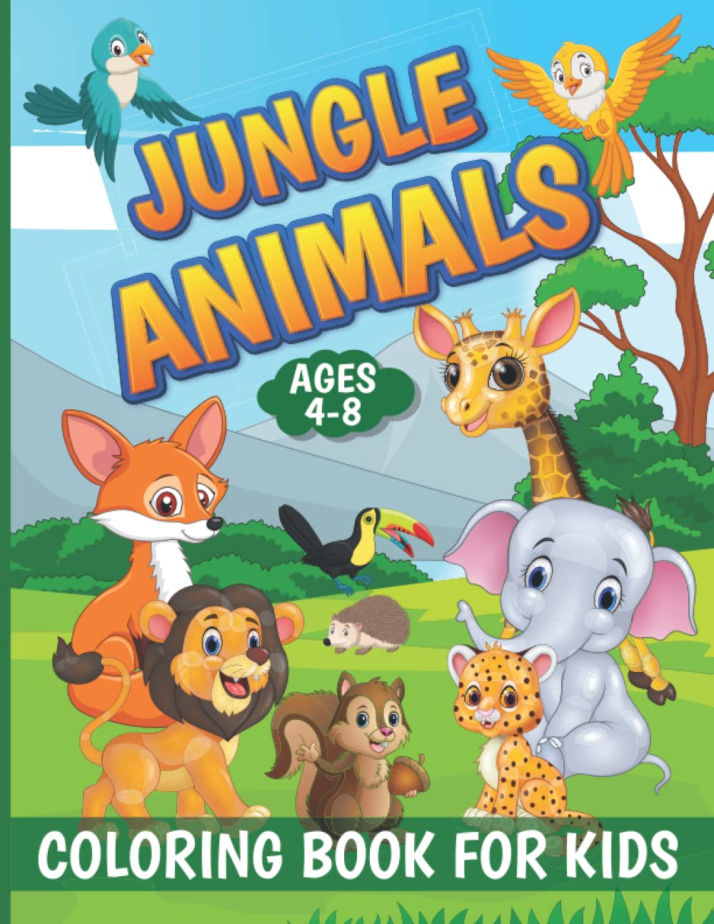 9400 Jungle Animals Coloring Pages For Kindergarten  Best HD