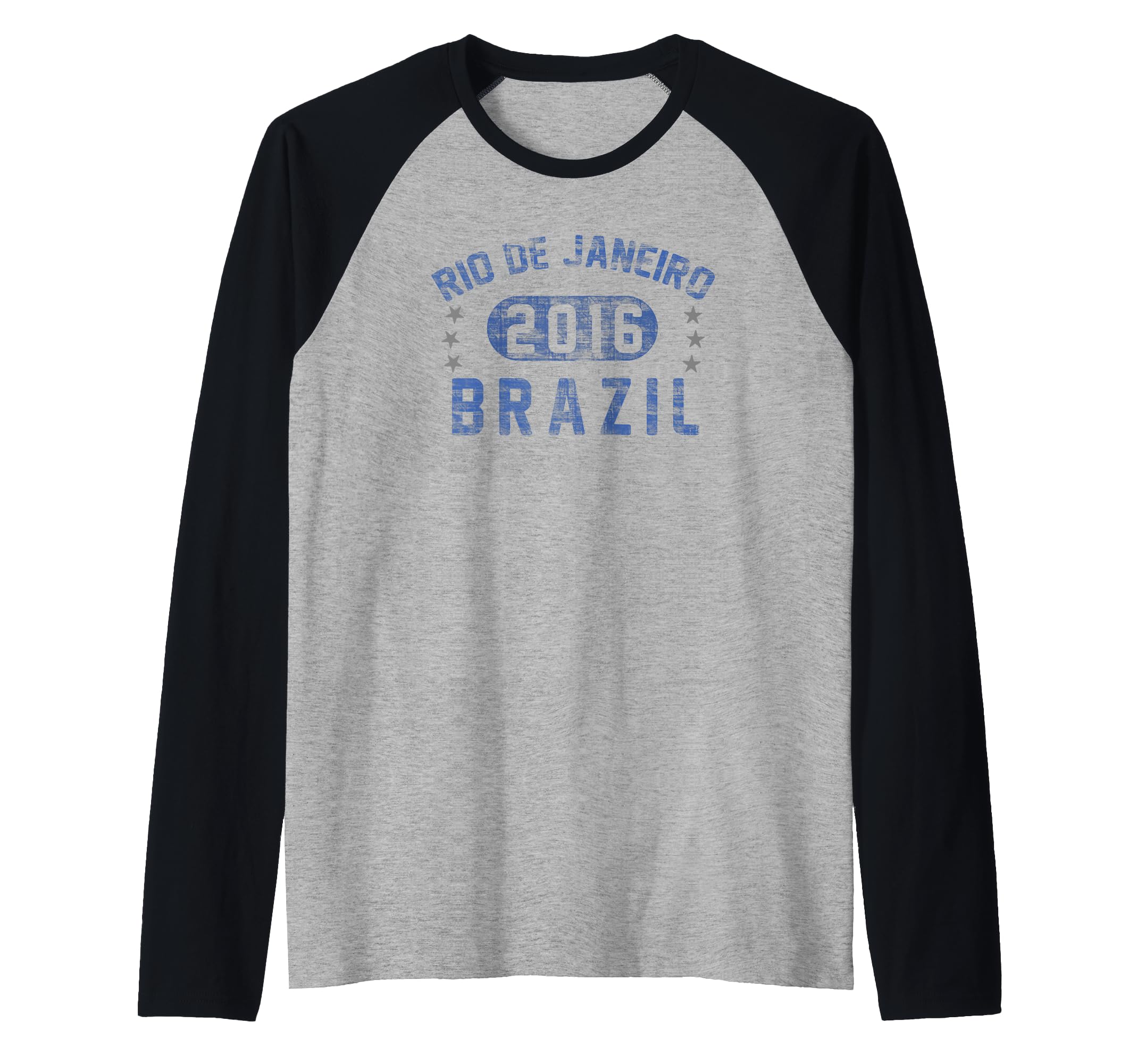 Trendy Rio Brazil Raglan Baseball Tee