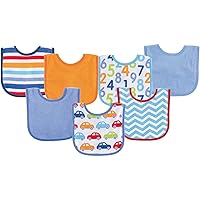 Pack De 3 Batitas Para Bebé 0-6 Meses - Luvable Friends - 100% Algodón - Abertura Ampliable Para Fácil Vestir