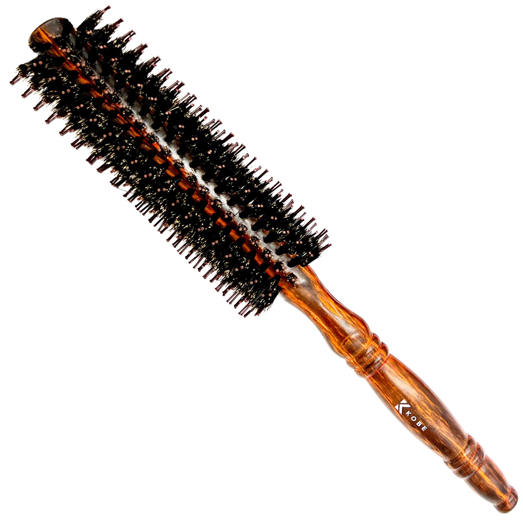 Kobe Professional Smooth and Shine Hair Brush - Styling Brush for Blow Drying - 50mm Barrel Brush - Radial Blow Dry Hair Brush, Curling Brush - For Styling, Straightening & Detangling