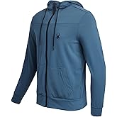 Spyder Mens Zip Up Hoodie - Super Soft Plush Performance Sweatshirts for Men - Warm Athletic Hoodies for Running Walking Gym